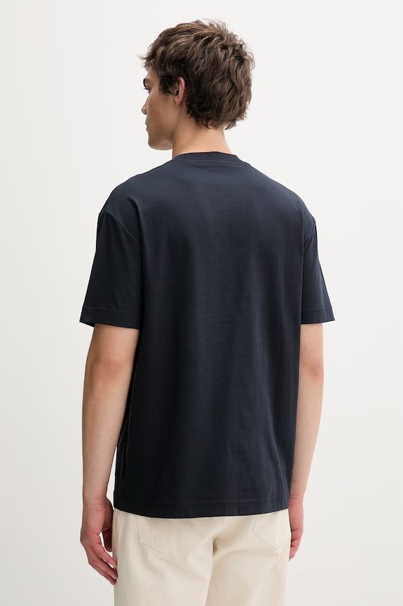 Odzież Marc O'Polo T-shirt męski bawełniany 5000014265 granatowy