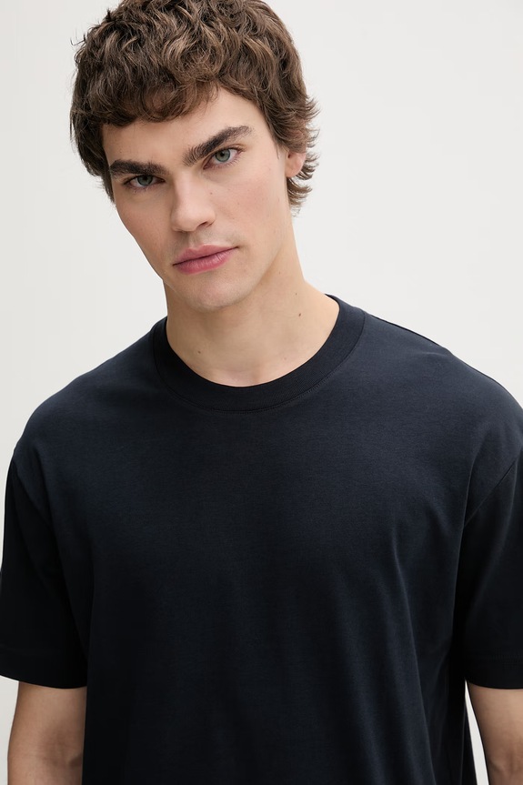 Marc O'Polo T-shirt męski bawełniany granatowy 5000014265