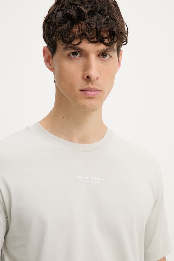 Marc O'Polo T-shirt męski bawełniany szary 5000014264