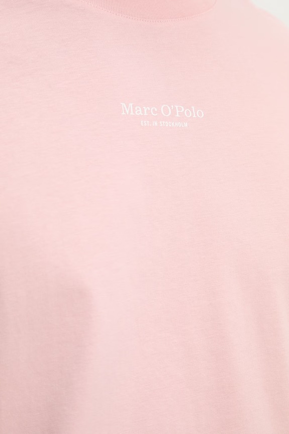 Marc O'Polo T-shirt męski bawełniany 5000014264 różowy