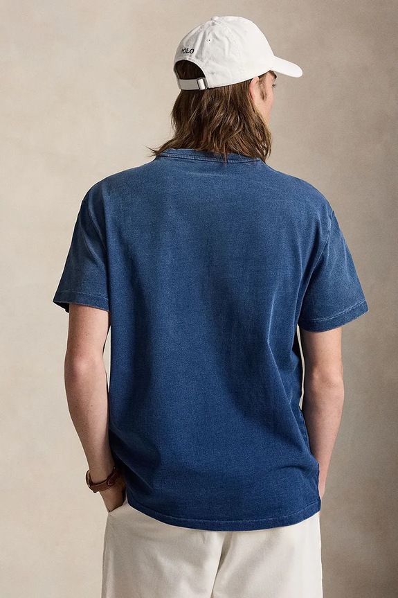 Polo Ralph Lauren tricou pentru bărbați, din bumbac 710B18560 bleumarin AW26