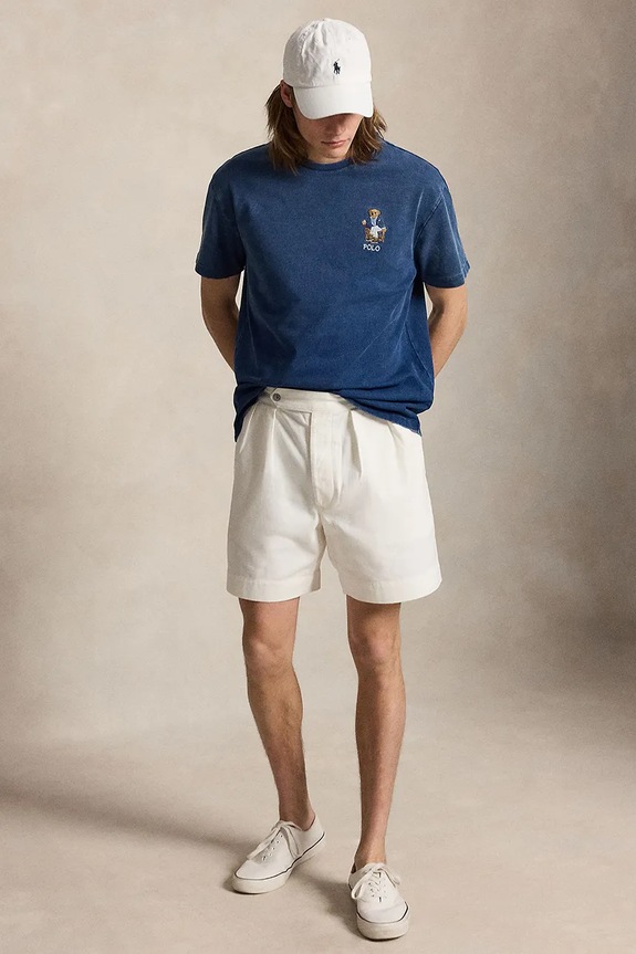 Îmbrăcăminte Polo Ralph Lauren tricou pentru bărbați, din bumbac 710B18560 bleumarin