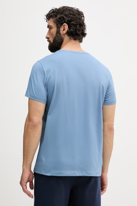 BOSS tričko pánske bavlnené TShirtRN 50565324 modrá AW26