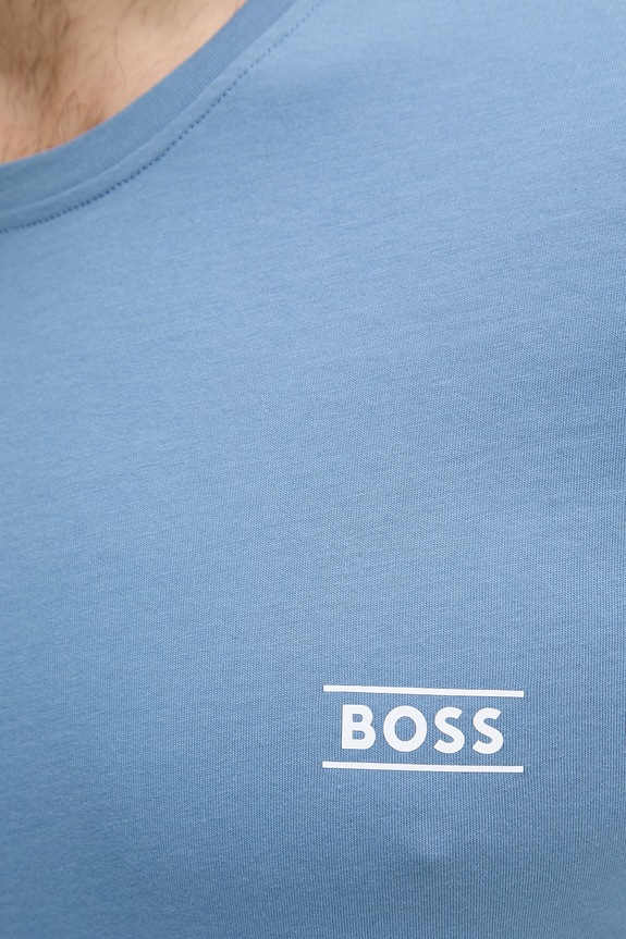 BOSS tričko pánske bavlnené TShirtRN modrá 50565324