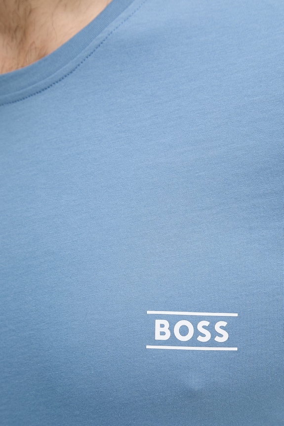 BOSS tričko pánske bavlnené TShirtRN modrá 50565324