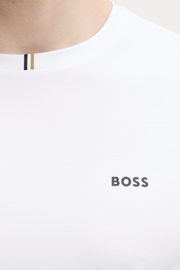BOSS Green t-shirt ανδρικό TS_TOC Game 50563361 λευκό