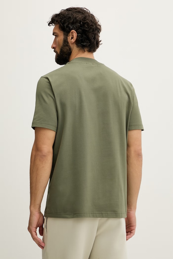Одежда BOSS Green футболка мужская из хлопка с эластаном Tee Collar 50562120 зелёный
