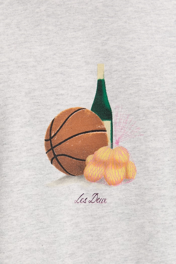 Les Deux T-shirt męski bawełniany 1002020 szary