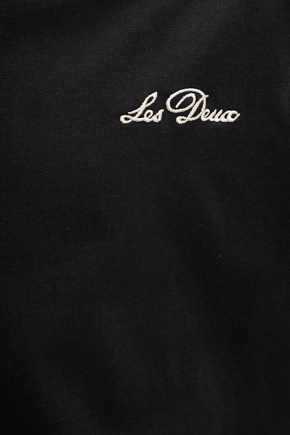 Les Deux T-shirt męski bawełniany 1001976 czarny