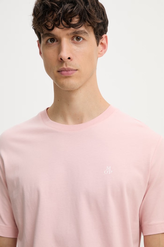 Marc O'Polo T-shirt damski bawełniany różowy 5000014268