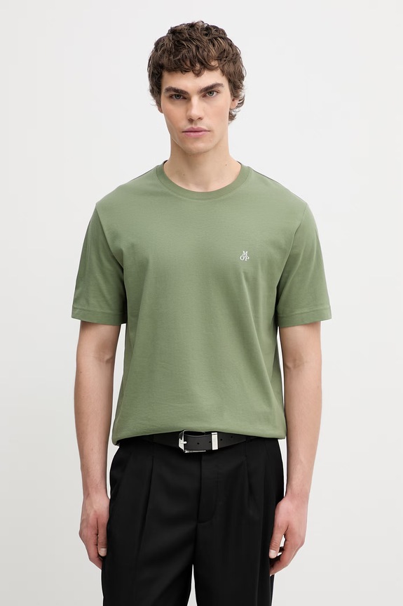 Marc O'Polo t-shirt da donna in cotone verde 5000014268