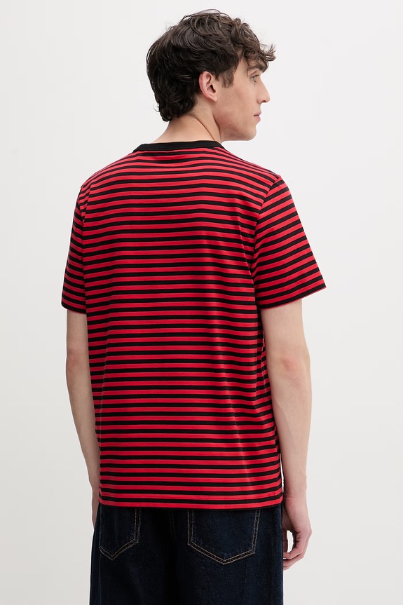Odzież HUGO T-shirt męski bawełniany Demptee 50563797 czerwony