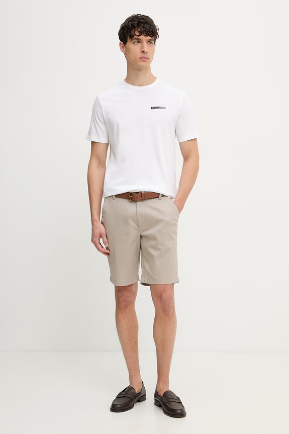 Calvin Klein tričko pánske bavlnené LV04LG810G biela AW26