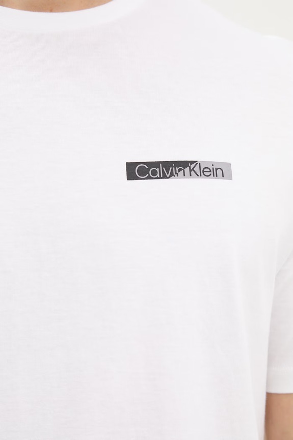 Calvin Klein tričko pánske bavlnené LV04LG810G biela