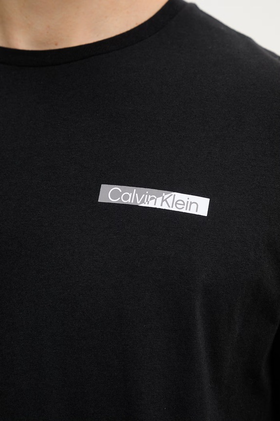 Calvin Klein tričko pánske bavlnené LV04LG810G čierna