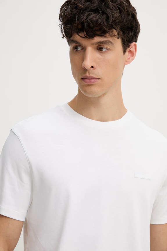 Calvin Klein tričko pánske bavlnené béžová LV04LG222G