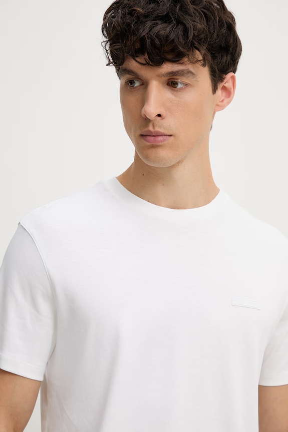 Calvin Klein tričko pánske bavlnené béžová LV04LG222G