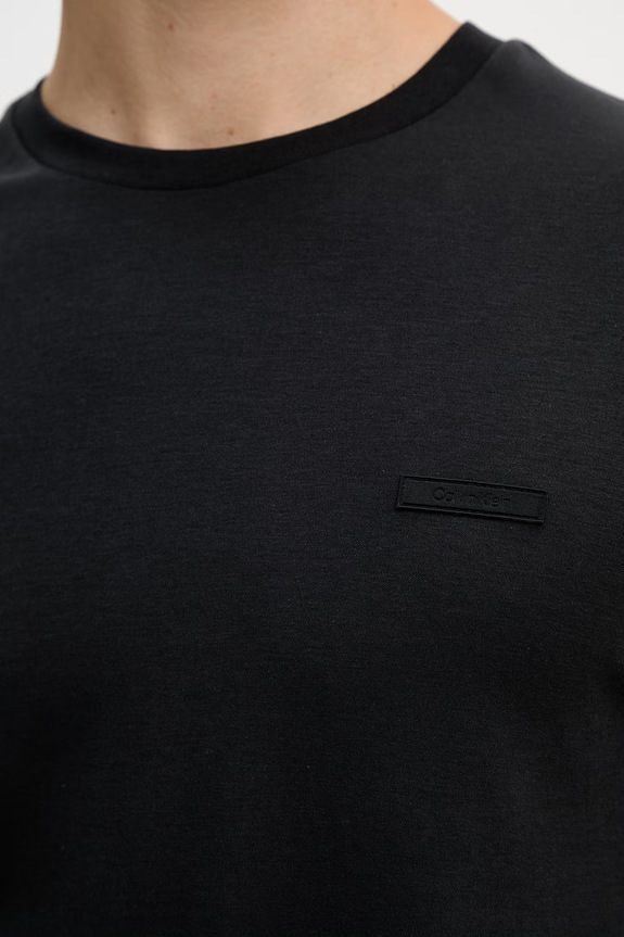 Calvin Klein tričko pánske bavlnené LV04LG222G čierna