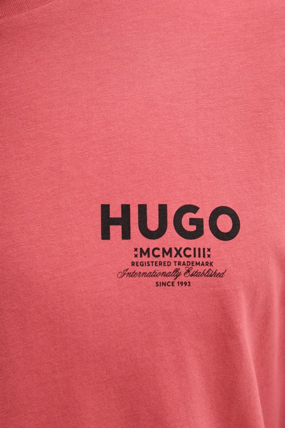 HUGO Blue majica za muškarce od pamuka Nesptee 50572740 crvena