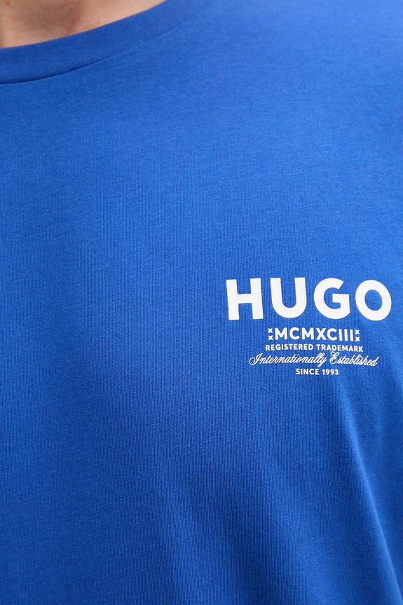 HUGO Blue majica za muškarce od pamuka Nesptee 50572740 plava
