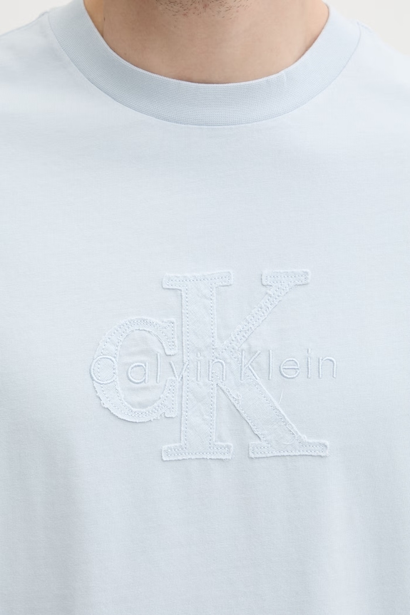 Calvin Klein Jeans tričko pánské bavlněné LV04RG814G modrá
