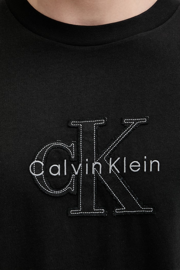 Calvin Klein Jeans tričko pánské bavlněné LV04RG814G černá