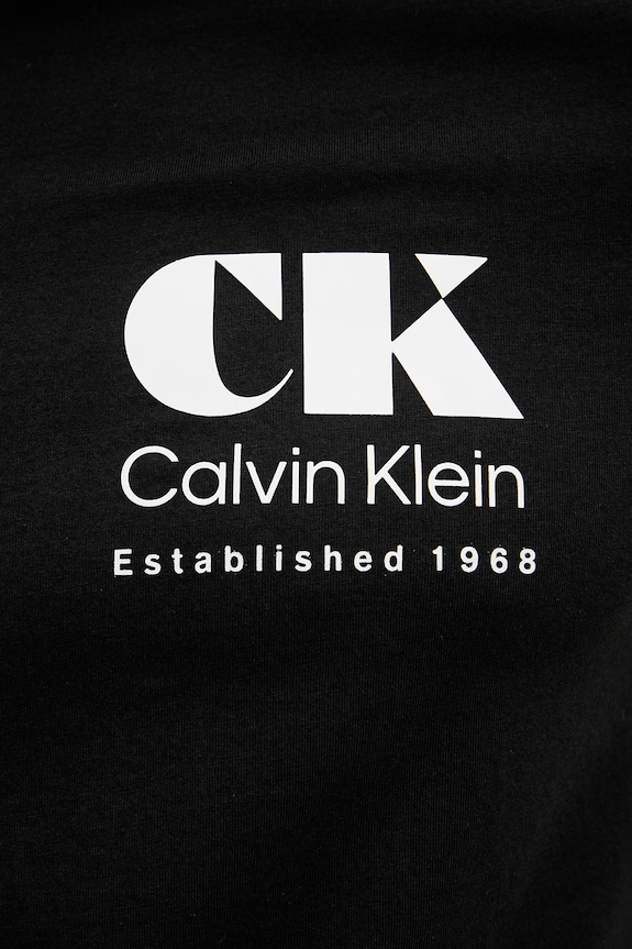 Calvin Klein Jeans tričko pánske bavlnené LV04RG802G čierna