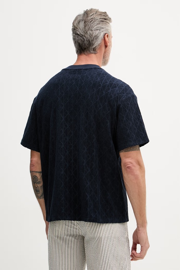 Oblečenie Calvin Klein Jeans tričko pánske bavlnené LV04RG212G tmavomodrá