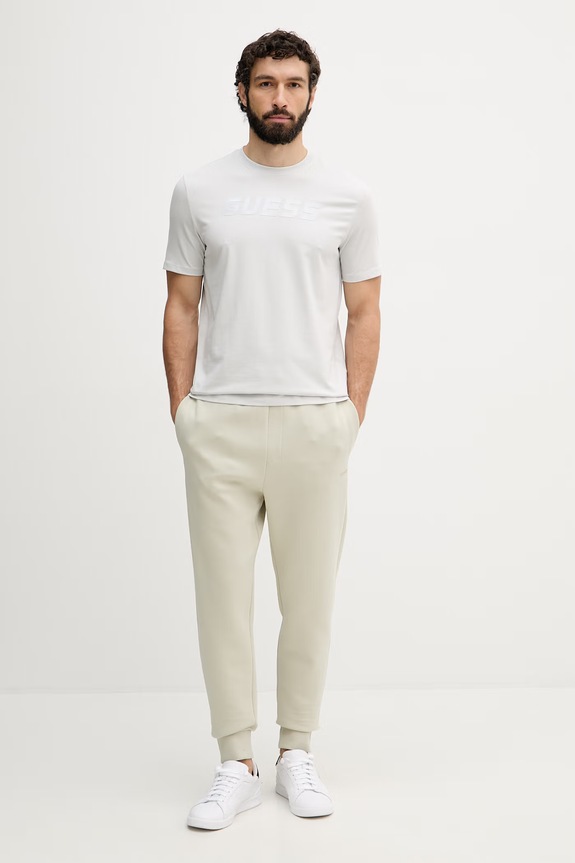 Guess tričko pánske s bavlnou BRUCE Z6YI26.K5090 sivá AW26