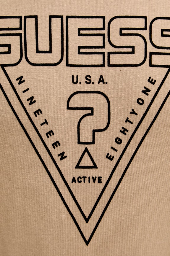 Guess tričko pánske bavlnené MIKEN Z6YI20.K5016 hnedá