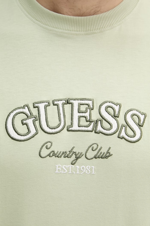 Guess majica za muškarce od pamuka M6YI49.K4235 zelena