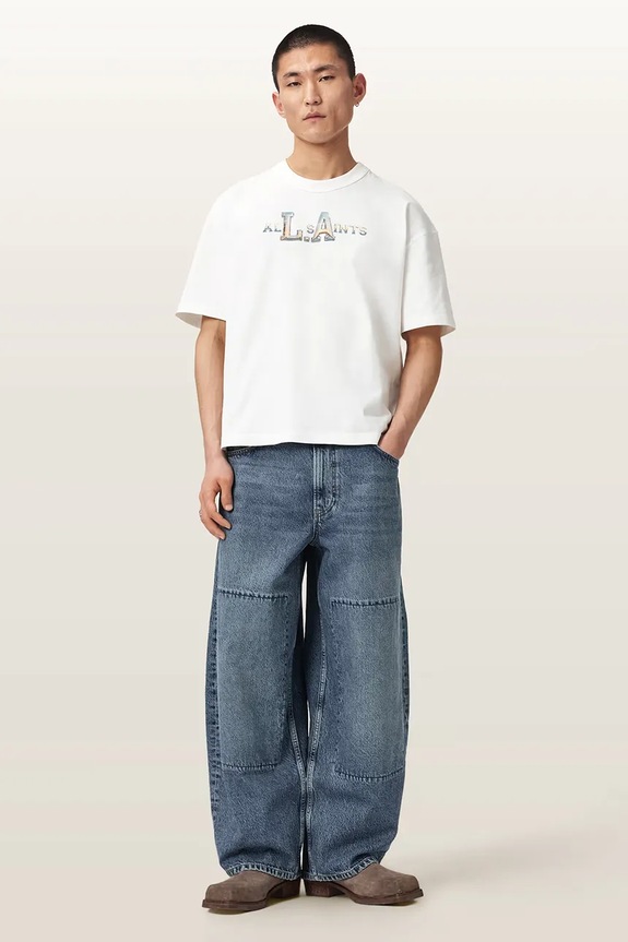 Одежда AllSaints футболка мужская хлопковая ANGELINO M041PE белый