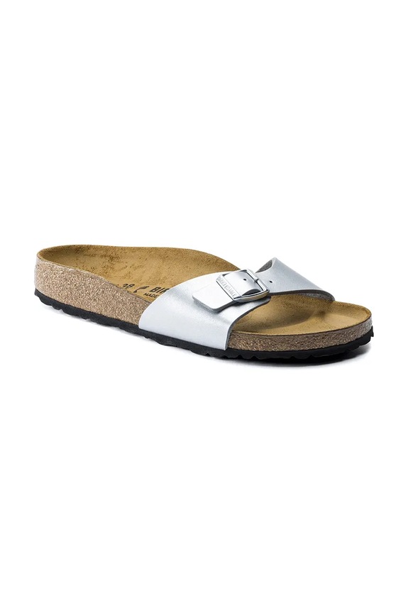 Birkenstock klapki Madrit 40411 srebrny SS26