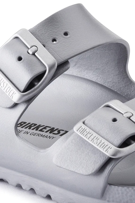 Shoes Birkenstock sliders 1003491 silver