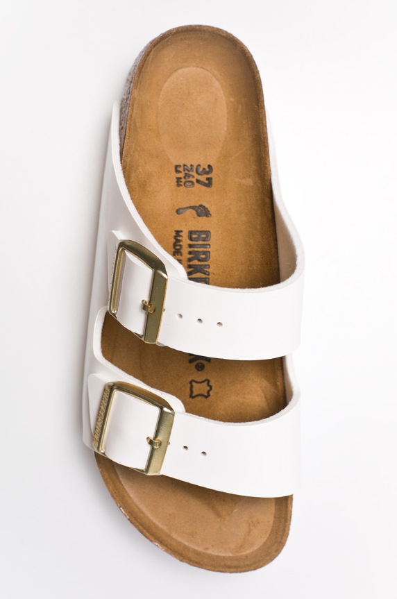 Παντόφλες Birkenstock Arizona 1005294 λευκό