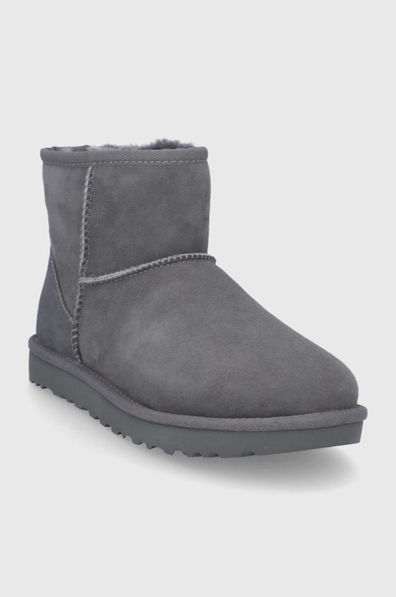 Semišové snehule UGG Classic Mini II 1016222.GRY sivá KW16