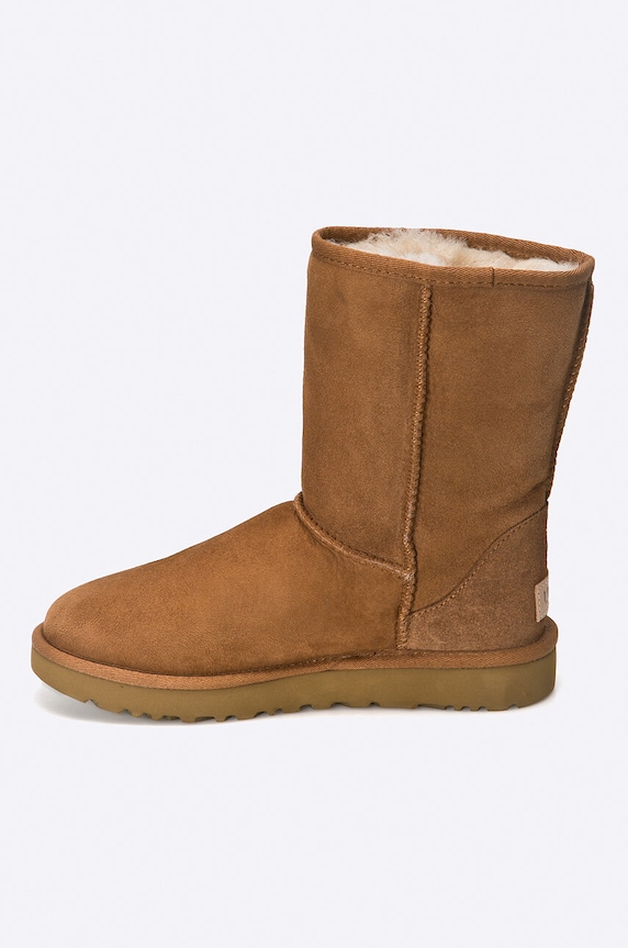 Obuwie UGG śniegowce zamszowe Classic Short II 1016223.CHE brązowy