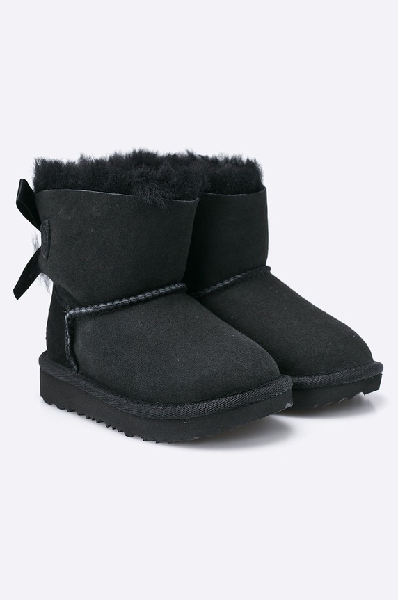 UGG - Buty dziecięce K MINI BAILEY BOW II 1017397T.BLK czarny AA00