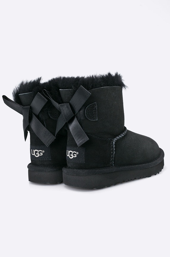 UGG - Buty dziecięce K MINI BAILEY BOW II czarny 1017397T.BLK