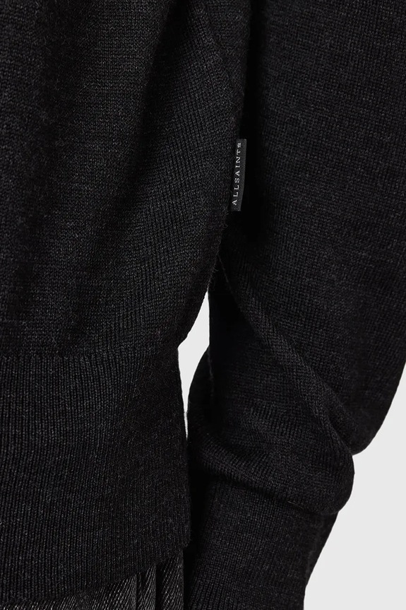 AllSaints pulover de lână M047KD negru