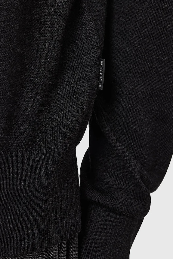AllSaints pulover de lână M047KD negru