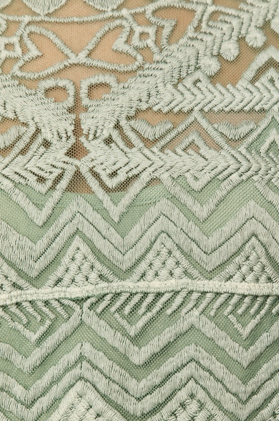 Bluzka damska koronkowa turkusowa RS20.BKD501 turkusowy