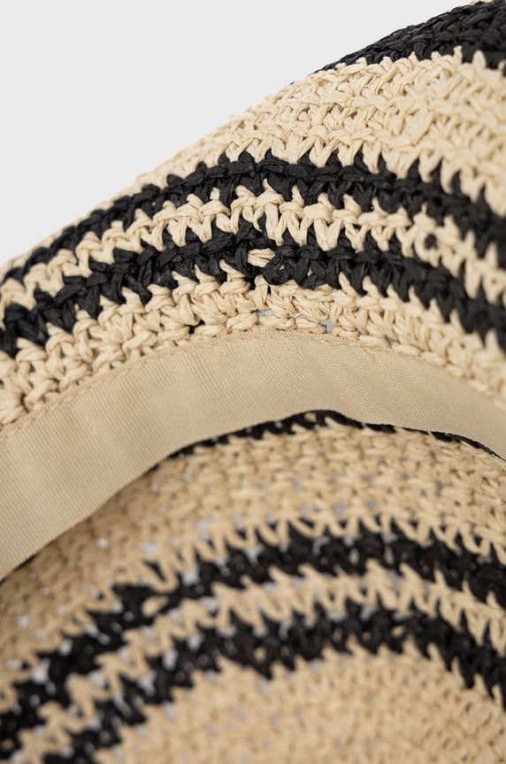 Kapelusz damski z szerokim rondem beżowy RS22.CAD903 beżowy