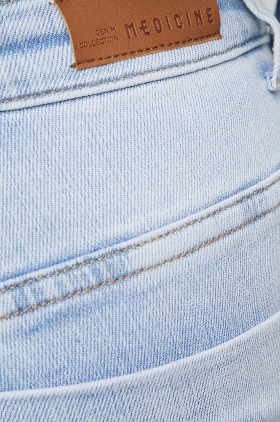 Jeansy damskie slim kolor niebieski niebieski RS23.SJDA00