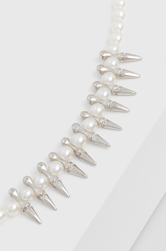 Náhrdelník dámsky strieborná farba RS24-AKDB03 strieborná RS24