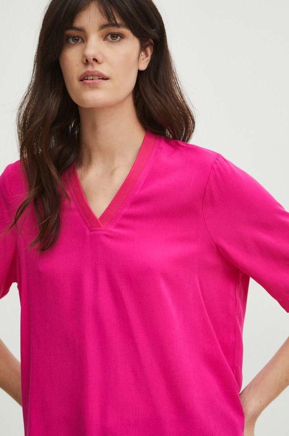 Halenka dámská růžová barva růžová RS24.BKD030