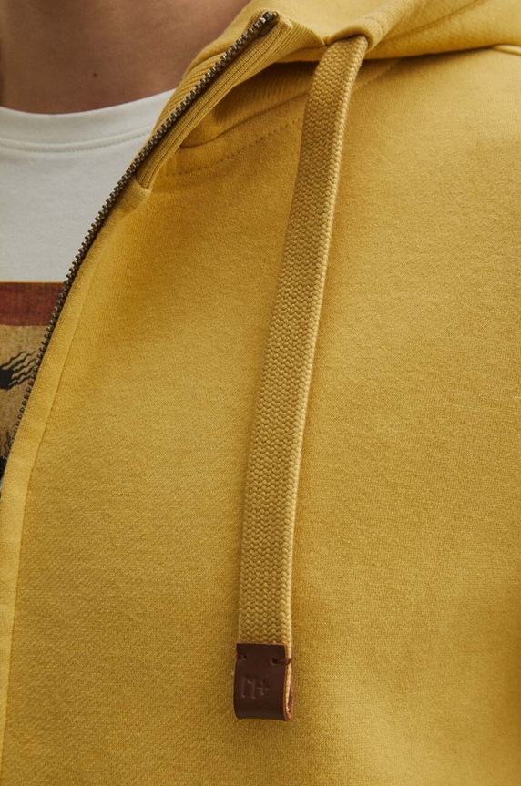 Bluza męska z kapturem kolor żółty RS24.BLM010 żółty