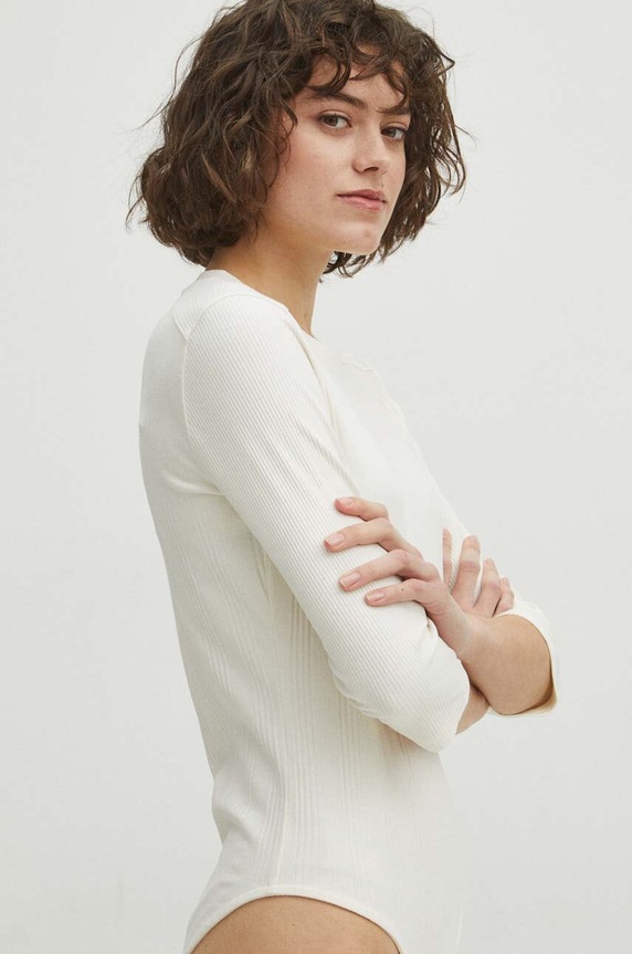 Medicine pamut body bézs RS24.BUD040