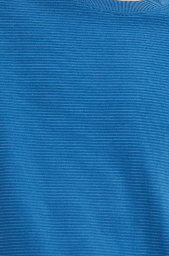 Longsleeve męski prążkowany kolor niebieski RS24.BUM011 niebieski