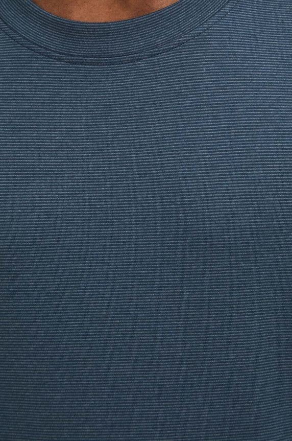 Longsleeve męski regular kolor granatowy RS24.BUM031